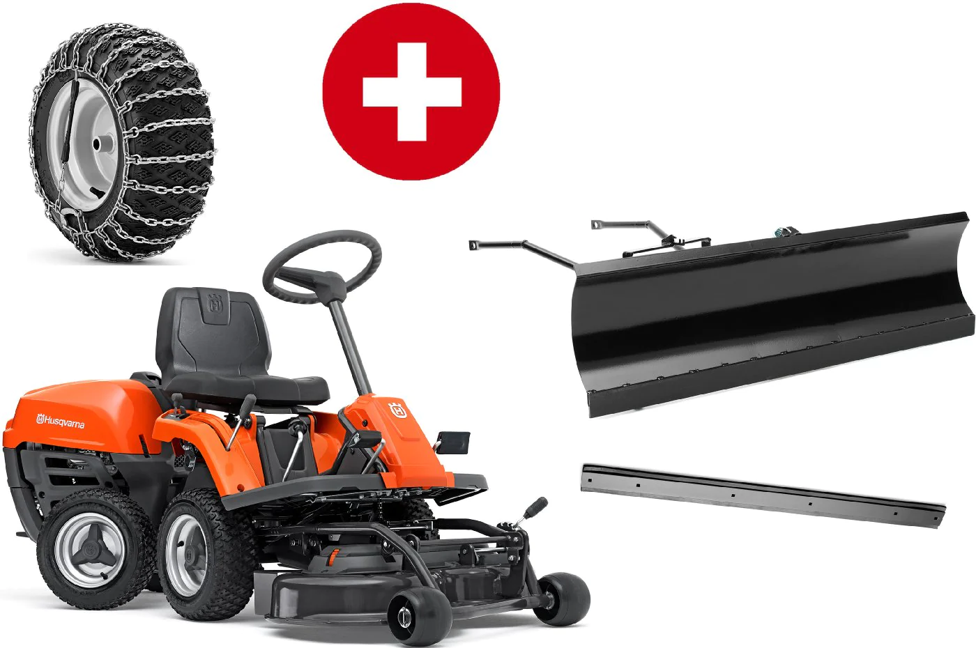 1-28.webp Husqvarna Frontmäher R 112C mit Mähdeck Combi 85 – Winterpaket mit Schneeschild, Gummileiste und Schneeketten – Modell 2023-Neu – Bild 1