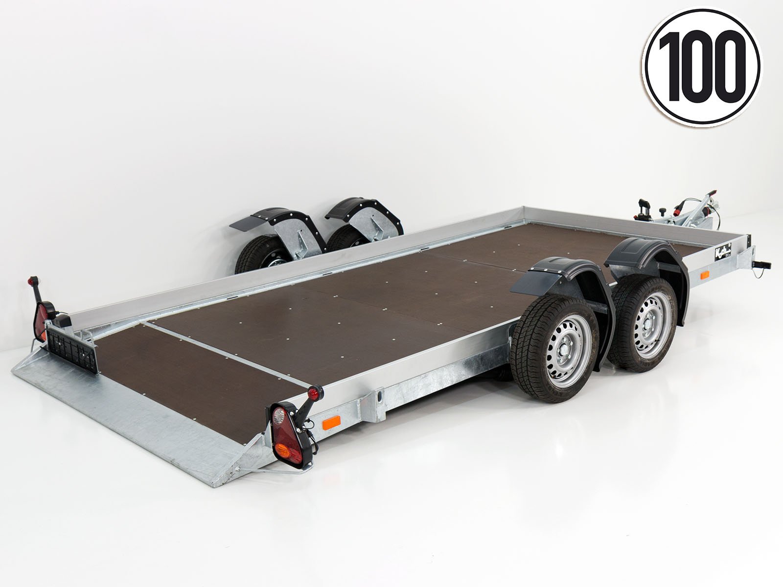 17-absen-2.jpg Vezeko Absenkanhänger Tandem 187×394 cm 2,7 t-Neu – Bild 1