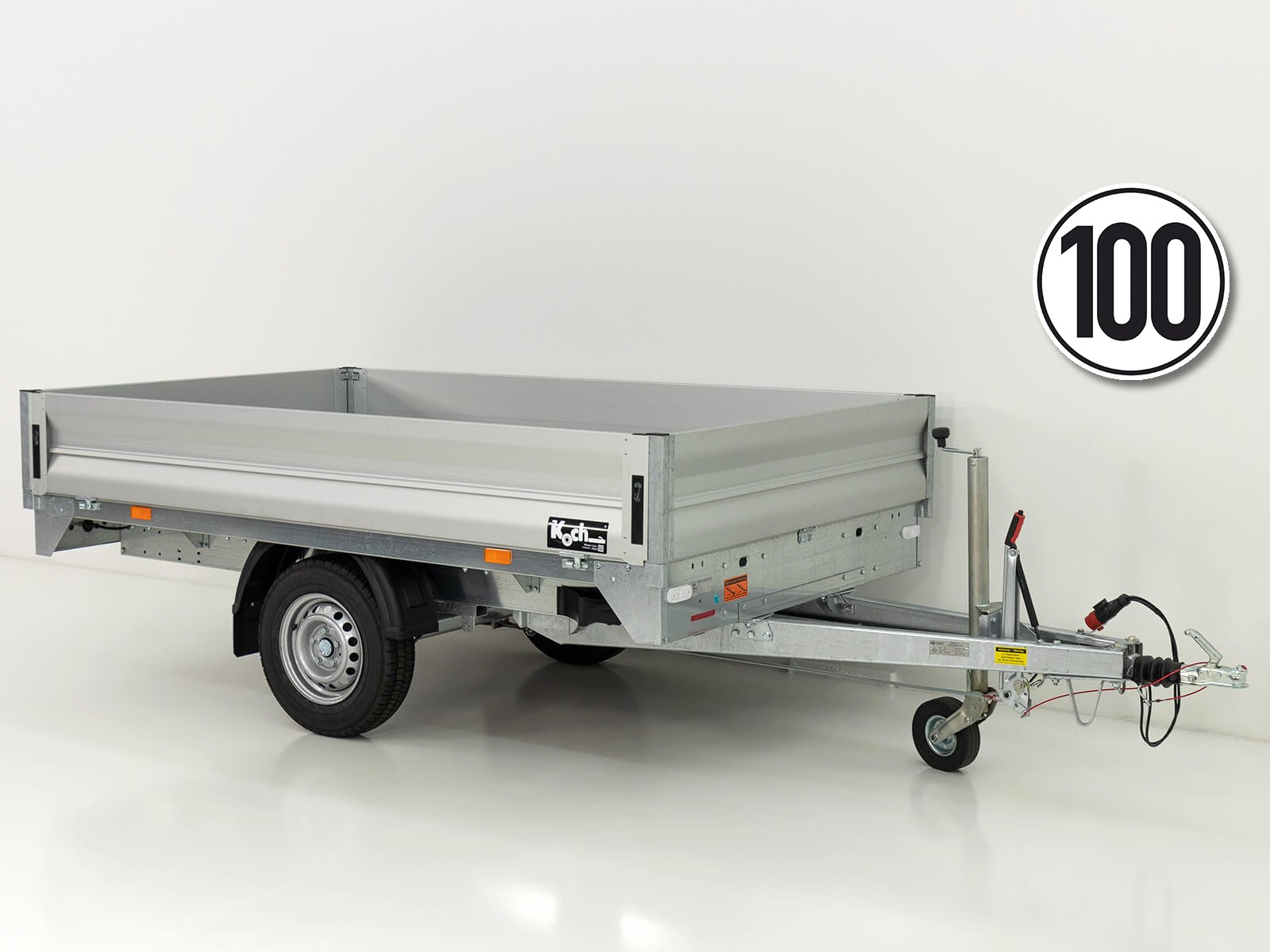 2-pris-2.jpg Vezeko Hochlader Anhänger DX13.26 | 162×267 cm | 1,3t-Neu – Bild 1