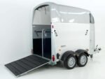 Humbaur Pferdeanhänger XANTHOS 2000|silber|Alu Boden-Neu – Bild 2