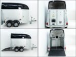 Humbaur Pferdeanhänger Equitos 2000| schwarz|Aluboden-Neu – Bild 7