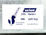 Variant Hochlader Anhänger 3521 X6 | 205×615 cm | 3,5t | Pro-Line Blattfedern-Neu – Bild 3