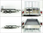 Ifor Williams Baumaschinenanhänger GX125 157×366 3,5t | Rampe 1,2m-Neu – Bild 7