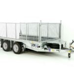 Ifor Williams Baumaschinenanhänger GX105 157×303 2,7t | Auffahrrampe | Gitter-Neu