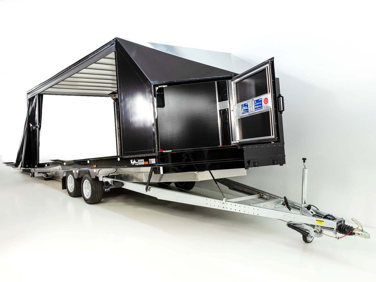 82.jpg Moetefindt Autotransportanhänger Plane FTP235 235×550 3,5t H:180cm|Rückfahrlicht|Rückfahrkamera|-Neu – Bild 1