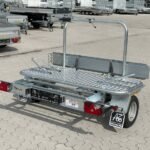 Debon Roadster Camp Wohnmobilanhänger 750kg 80x200cm Motorradanhänger und Fahrradanhänger