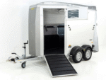 Humbaur Pferdeanhänger Notos Alu 2700 S |silber| Frontausstieg-Neu