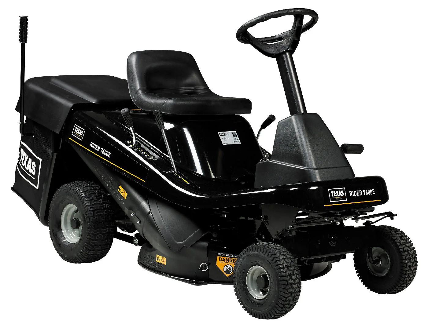 Texas_Rider_7600E_3in1_20190321_1800x1800.webp Texas Aufsitzmäher Rider 7600E 3in1 inkl. Mulchkit – Modell 2025-Neu – Bild 1