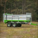 Miststreuer Tandemachser mit 8 Tonnen Ladefähigkeit Nutzlast