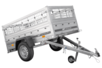 Anhänger Führerschein B Garden Trailer 200 KIPP 200×106 cm 750 kg mit Laubgitteraufsatz