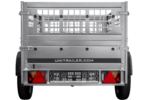 Anhänger Führerschein B Garden Trailer 200 KIPP 200×106 cm 750 kg mit Laubgitteraufsatz – Bild 5