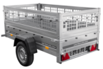 Anhänger Führerschein B Garden Trailer 200 KIPP 200×106 cm 750 kg mit Laubgitteraufsatz – Bild 6