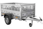 Anhänger Führerschein B Garden Trailer 200 KIPP 200×106 cm 750 kg mit Laubgitteraufsatz – Bild 7