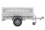 Anhänger Führerschein B Garden Trailer 200 KIPP 200×106 cm 750 kg mit Laubgitteraufsatz – Bild 3