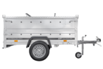 Anhänger mit Deckel Garden Trailer 200 KIPP 200×106 cm 750 kg – Bild 7