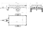 Anhänger mit Deckel Garden Trailer 200 KIPP 200×106 cm 750 kg-Neu – Bild 7