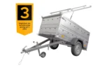 Anhänger mit Deckel Garden Trailer 200 KIPP 200×106 cm 750 kg-Neu – Bild 2