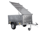 Anhänger mit Deckel Garden Trailer 200 KIPP 200×106 cm 750 kg – Bild 5