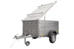 Anhänger mit Deckel Garden Trailer 200 KIPP 200×106 cm 750 kg-Neu – Bild 3