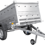 Anhänger mit Deckel Garden Trailer 200 KIPP 200×106 cm 750 kg