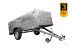 B Führerschein Anhänger Garden Trailer 264 KIPP mit Bordwandaufsatz und Stützrad-Neu – Bild 2