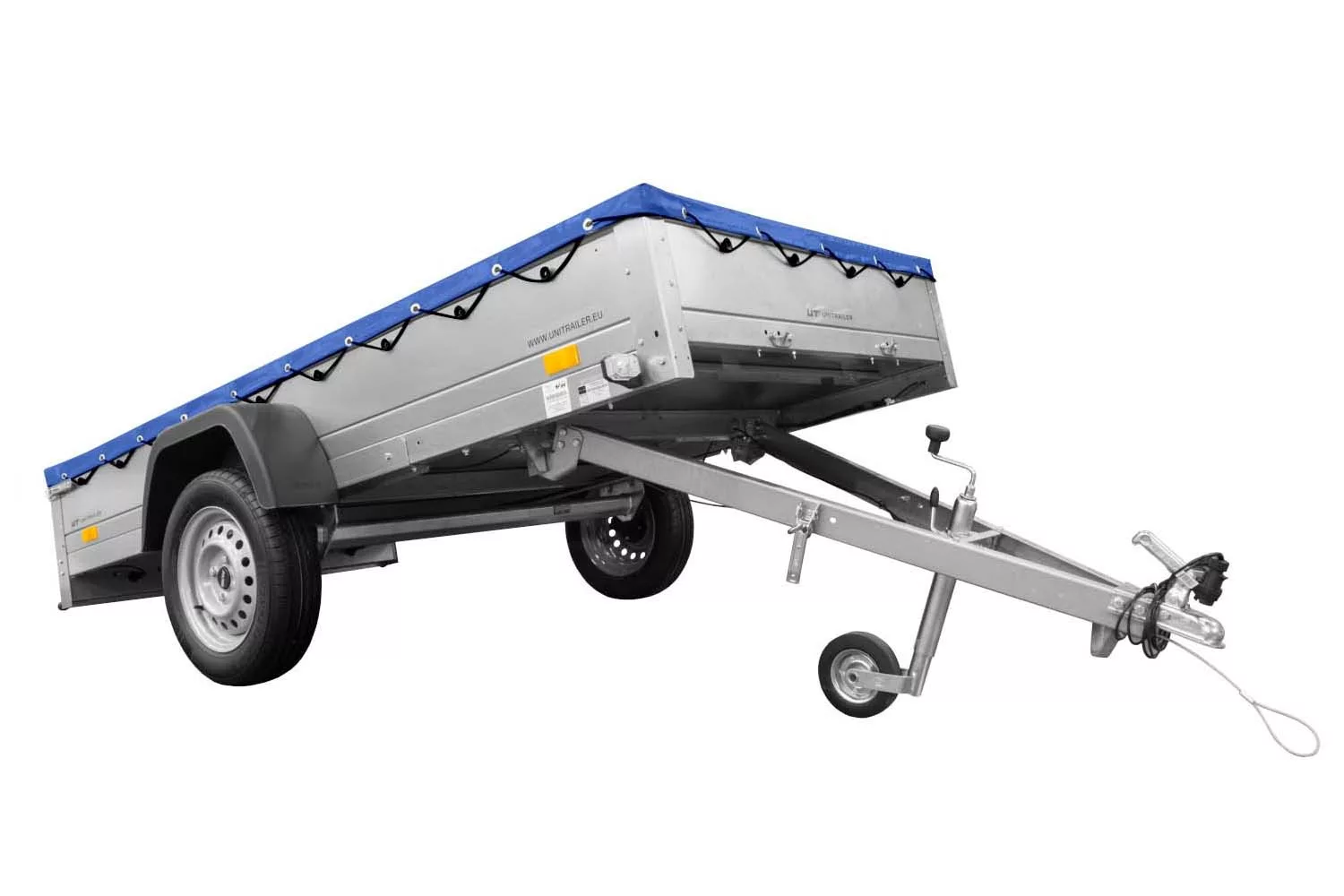 ger_pl_EINACHS-TIEFLADER-GARDEN-TRAILER-264-KIPP-MIT-STUTZRAD-QUERSTREBEN-UND-BLAUER-FLACHPLANE-4531_4.webp Einachs-tieflader Garden Trailer 264 Kipp Mit Stützrad, Querstreben Und Blauer Flachplane-Neu – Bild 1