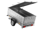 Einachsiger Anhänger 230×125 UNITRAILER GARDEN 230 KIPP mit Bordwandaufsatz und Aludeckel – Bild 6