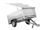 Einachsiger Anhänger 230×125 UNITRAILER GARDEN 230 KIPP mit Bordwandaufsatz und Aludeckel – Bild 2