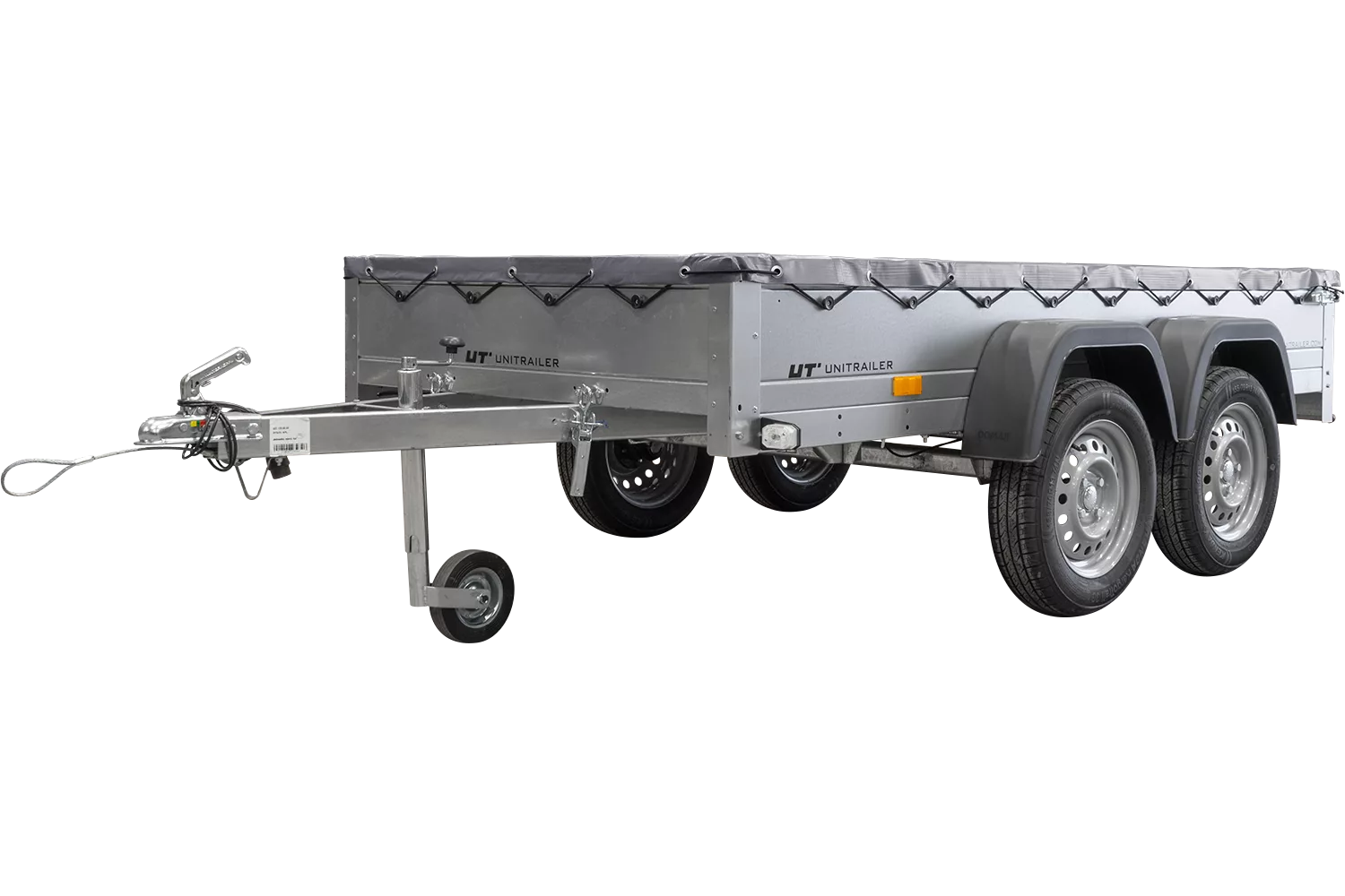 ger_pl_GARDEN-TRAILER-264-2-KIPP-MIT-STUTZRAD-GRAUE-FLACHPLANE-UND-PLANENTRAGER-4925_1.webp Garden Trailer 264/2 Kipp Mit Stützrad, Graue Flachplane Und Planenträger-Neu – Bild 1