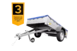 Garden Trailer 201 KIPP mit Flachplane, Stützrad und Planenträgern-Neu – Bild 3