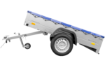 Garden Trailer 201 KIPP mit Flachplane, Stützrad und Planenträgern – Bild 6