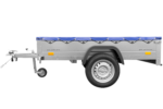 Garden Trailer 201 KIPP mit Flachplane, Stützrad und Planenträgern – Bild 7