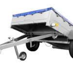 Garden Trailer 201 KIPP mit Flachplane, Stützrad und Planenträgern