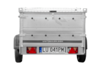 Leichtanhänger auf Federn 200×125 UNITRAILER GARDEN 201/R KIPP mit BIS-Seiten und Aluminiumabdeckung – Bild 4