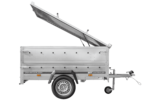 Leichter Anhänger 200×125 UNITRAILER GARDEN 201 KIPP mit BIS-Seitenwänden und Aluminiumabdeckung – Bild 3
