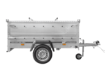 Leichter Anhänger 200×125 UNITRAILER GARDEN 201 KIPP mit BIS-Seitenwänden und Aluminiumabdeckung – Bild 7