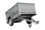 Leichter Anhänger 200×125 UNITRAILER GARDEN 201 KIPP mit BIS-Seitenwänden und Aluminiumabdeckung – Bild 2
