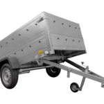 Pkw Anhänger Kipper 230×125 Garden Trailer 230 KIPP Unitrailer 750 kg mit Stützrad und zusätzlichen Bordwänden-Neu