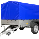 Unitrailer Garden Trailer Anhänger 264/2 Kipp Mit Stützrad, Rahmen H-800 Und Blauer Abdeckung-neu