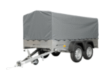 Garden Trailer 264/2 KIPP mit Stützrad, 80 cm und grauer Plane-Hochplane-Neu