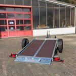 Motorradanhänger Stema WOM XT STS XT O2 13-25-15.1 Absenkanhänger – Ideal für 2 Motorräder!